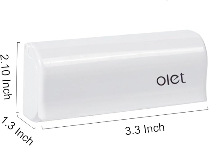 Toothpaste Dispenser Wall Mounted 5 Toothbrush Holder with Automatic Toothpaste Squeezer Dispenser Anti-dust Toothbrush Holder Bathroom Accessories for Kids (White 1Pack)