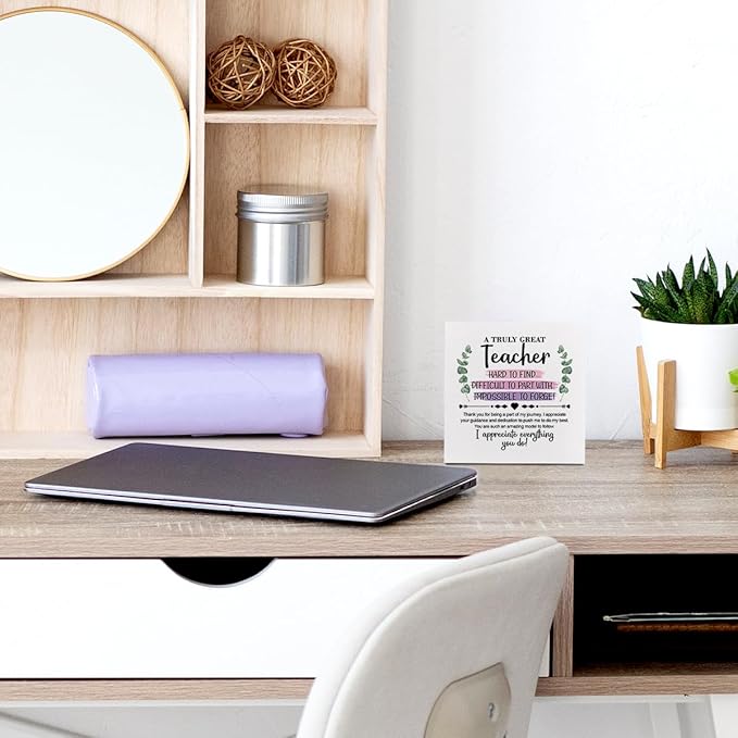 Teacher Gifts Wooden Box Sign Wall Decor Wooden Plaque Sign Teacher Appreciation Gifts for Teacher Office Bedroom Home Decor Desk Shelf Table Decor Graduation Retirement Teacher Birthday Gifts