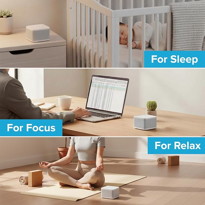 Big Red Rooster White Noise Machine for Sleeping – Baby & Kids Sound Machine with Rain, Nature & Ocean Sounds – Portable Sleep Noise Maker with Timer, Bluetooth & USB/3 AAA Power – Travel & Home Use