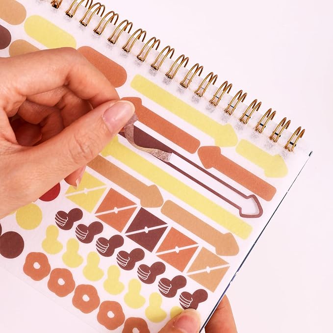 Small Desk Calendar 2026-2027, Monthly Desktop Calendar from Now to Jun 2027- Monthly Theme Design, Standing Flip Desk Calendar for Home Office School (white)