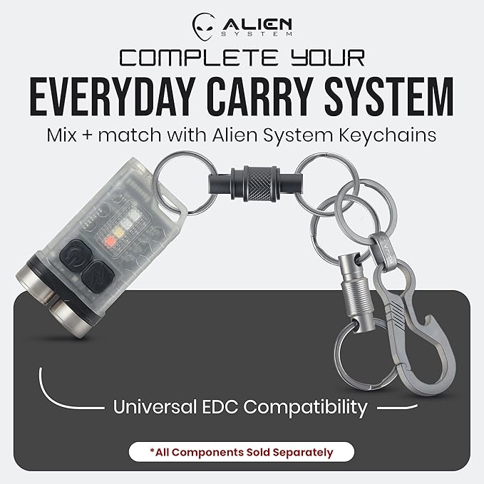 Stainless Steel Quick Release Keychain (2 Pack) - Swivel Key Organizer Key Chain - Heavy Duty Detachable Key Ring Quick Release System