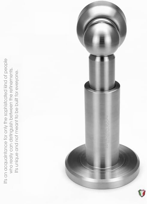 VIBORG Deluxe Solid Sus304 Stainless Steel Extra-Thick Casting Heavy Duty Adjustable Powerful Floor or Wall Mount Mounted Magnetic Doorstops Door Stopper Door Stop (1)