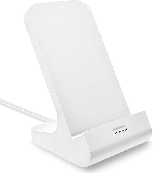 Z1 Wireless Charger Wireless Phone Charger Stand 10W Max Compatible with Apple iPhone 12/12 Pro Max/ 11Pro/11Pro Max/XR/XS Max/XS/X/8/8Plus, Samsung Galaxy