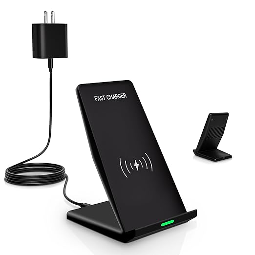 Wireless Charger Station,15W Desk Wireless Charging Stand 20W USB C Adapter for Apple iPhone 17 Pro/17/17/Air/16 Pro/16E/16 Plus/15/14/13,Samsung Galaxy S25/S24/S23/S22/Z Flip Fold/Note 20,Google etc