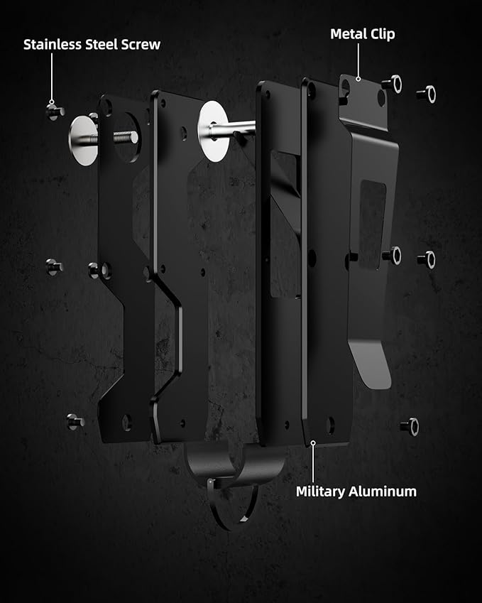 Key Organizer Compact Key Holder Metal Key Chain Minimalist key case key holder for keychain Secures 1-5 Keys