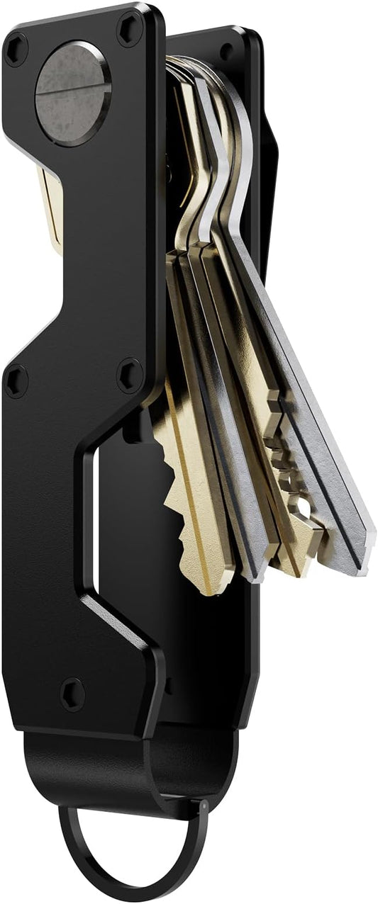 Key Organizer Compact Key Holder Metal Key Chain Minimalist key case key holder for keychain Secures 1-5 Keys