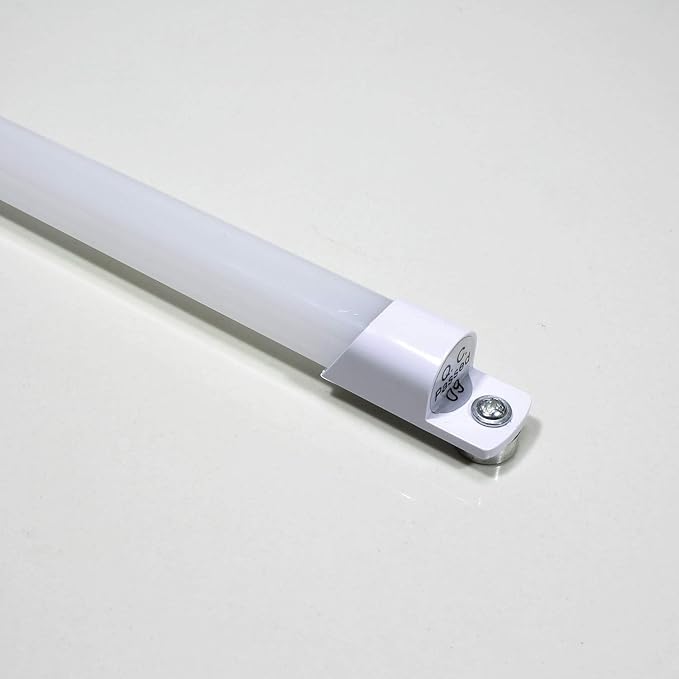 110V LED Under Cabinet Lighting,17inch LED Strip Light Bar with 6ft Power Cord,Magnetic Installation,Super Slim Counter Light,Reading Desk Lamp for Kitchen/Work Table.(White 6000K)