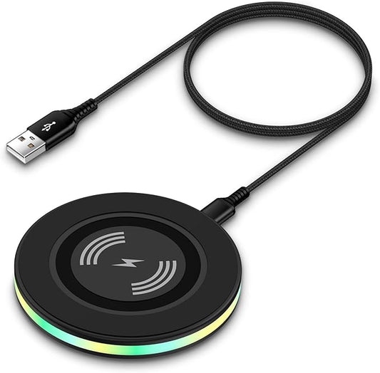 Wireless Charger Samsung Fast Charging Pad Wireless Phone Charger for Android Samsung Galaxy S26 S25 Ultra S25 S24 S23 S22 S21,Wireless Charging Station Cargador Inalámbrico para for iPhone 17 16