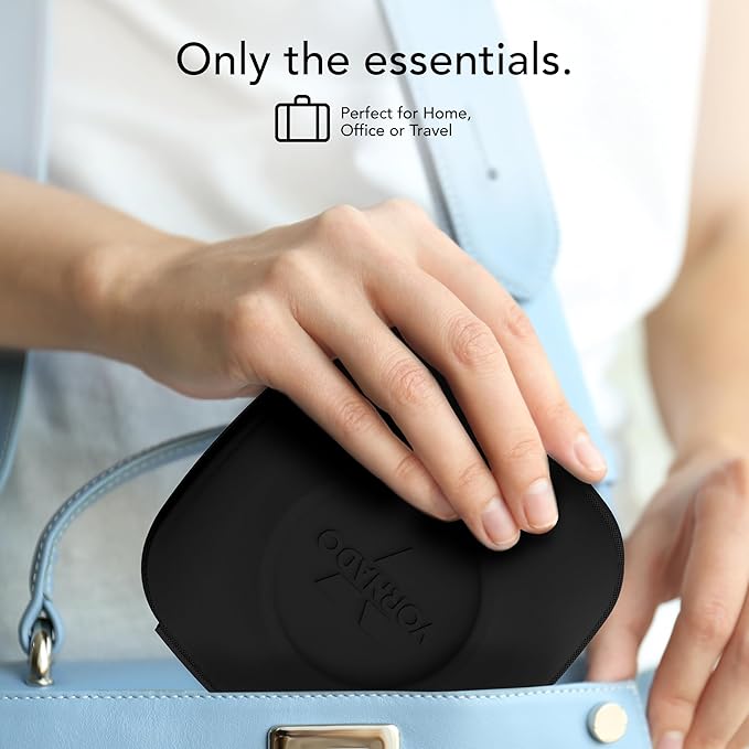 Vornado PEBL PAK Portable Desk Fan with Carry Case, USB Fan, Magnetic Base, Adjustable Airflow, Personal Spot-Cooling, 2 Speed Settings, Included Wall Adapter, Perfect as Home, Office, or Travel Fan