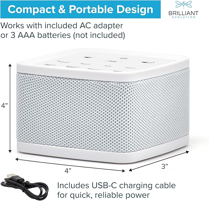 Big Red Rooster White Noise Machine for Sleeping – Baby & Kids Sound Machine with Rain, Nature & Ocean Sounds – Portable Sleep Noise Maker with Timer, Bluetooth & USB/3 AAA Power – Travel & Home Use