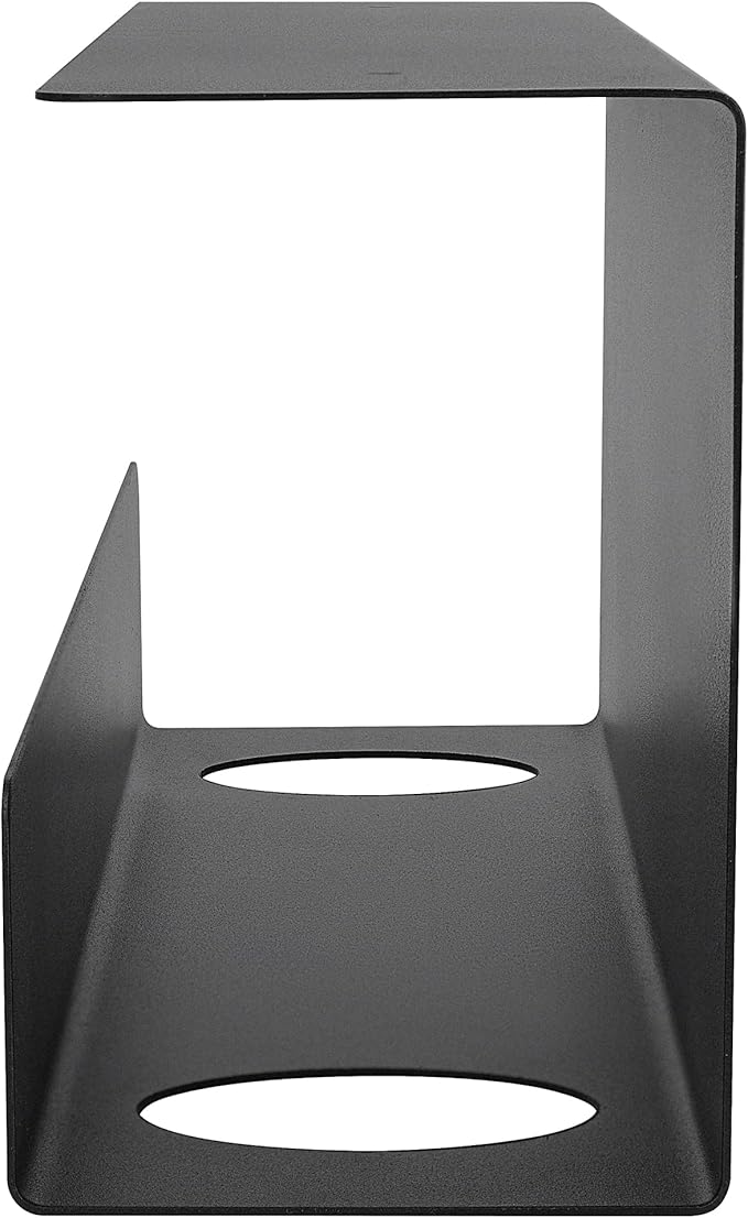 ZhiYo 16.5 Inch Sturdy Under Desk Cable Management Tray, Metal Cable Tray Under Desk, Black Table Management Basket, Wire Hider 1 Pack