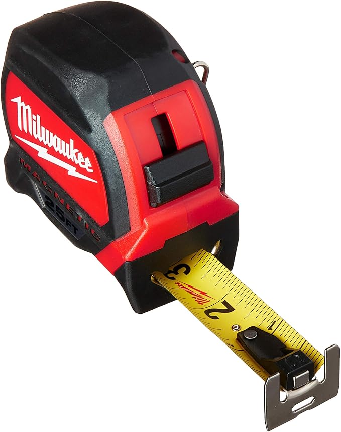 Milwaukee Tool 48-22-7125 Magnetic Tape Measure 25 ft x 1.83 Inch