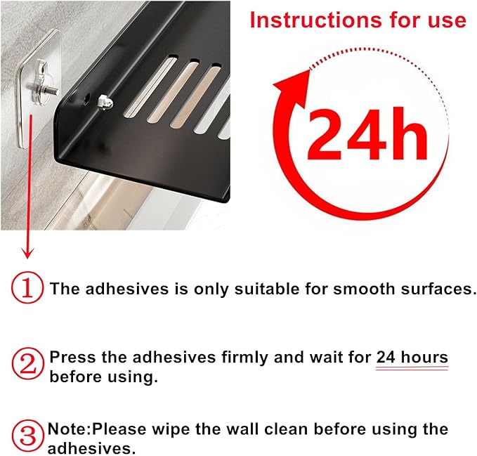 ROYALITA 17 Inch Acrylic Bathroom Shelf Organizer Over The Faucet, Bathroom Sink Rack Over The Sink Shelf, Countertop Organizer Kitchen Above Faucet