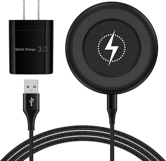 Samsung Wireless Charger Fast Charging Pad for Samsung Galaxy S26 Ultra/S25 Ultra/S25 Plus/S24FE/S23/S22/S21/S20,15W Android Phone Wireless Charging Station with Adapter for Google Pixel 10Pro XL 9a 8