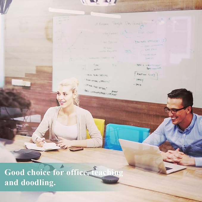 Small Self-Adhesive Whiteboard Sticker: 12" x 18" Magnet Receptive Dry Erase Wall Decal | No Ghosting Memo Board for Kitchen Cabinet, Locker & Desk | Peel & Stick to Do List