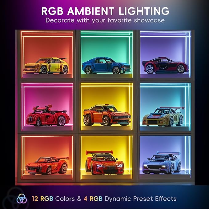 Under Cabinet Lights with Charging Station, 24LED Dimmable Rechargeable Motion Sensor Light Indoor with 15 Color Temperatures, Magnetic RGB Stick-Anywhere Closet Light for Stair Kitchen (3 Pack)