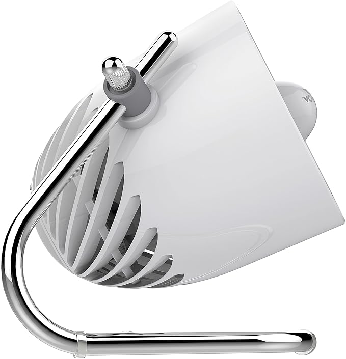 Vornado Pivot Personal Air Circulator, Portable, Desk Fan, Electric, Ice White