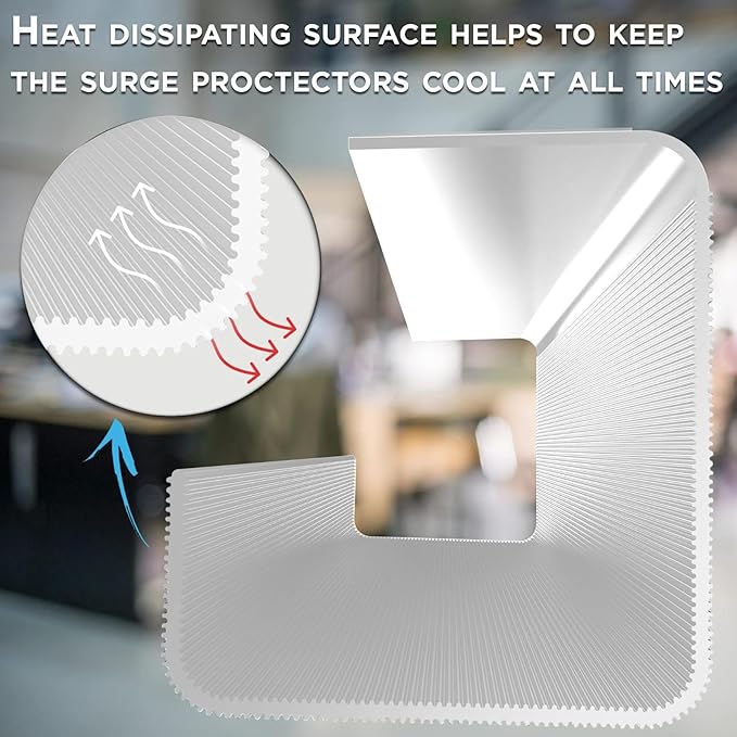 No-Screw Under Desk Cable Management Tray - Self-Adhesive Installation, Cord Management, Cable Tray, Under Desk Wire Organizer - White Single Tray